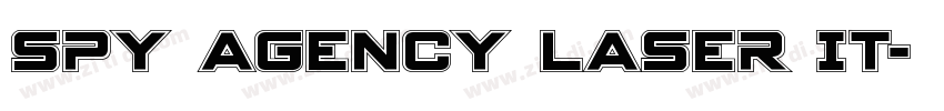 Spy Agency Laser It字体转换